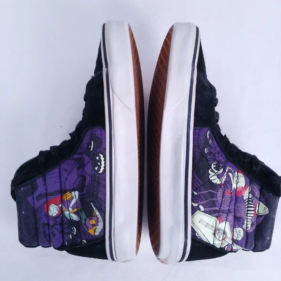 Vans Disney The Nightmare Before Christmas Sk8 High Sneakers Size 7 - Picture 4 of 11
